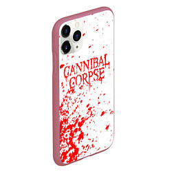 Чехол iPhone 11 Pro матовый Cannibal corpse, цвет: 3D-малиновый — фото 2