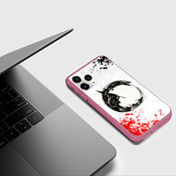 Чехол iPhone 11 Pro матовый BERSERK БЕРСЕРК, цвет: 3D-малиновый — фото 2