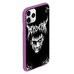 Чехол iPhone 11 Pro матовый BERSERK БЕРСЕРК, цвет: 3D-фиолетовый — фото 2