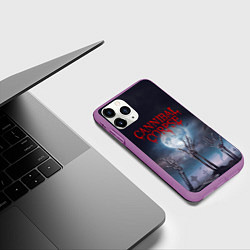 Чехол iPhone 11 Pro матовый Cannibal Corpse Труп Каннибала Z, цвет: 3D-фиолетовый — фото 2