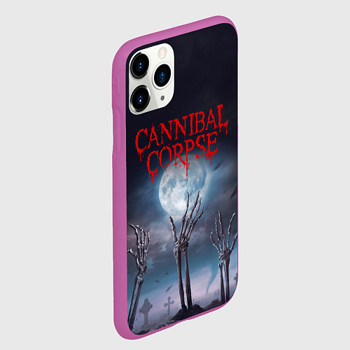 Чехол iPhone 11 Pro матовый Cannibal Corpse Труп Каннибала Z / 3D-Фиолетовый – фото 2