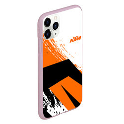 Чехол iPhone 11 Pro матовый KTM КТМ Z, цвет: 3D-розовый — фото 2