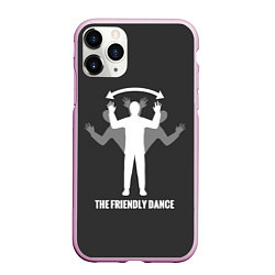 Чехол iPhone 11 Pro матовый Френдли DayZ, цвет: 3D-розовый