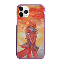 Чехол iPhone 11 Pro матовый Ryugu Rena, цвет: 3D-фиолетовый