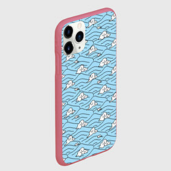 Чехол iPhone 11 Pro матовый УРУКОДАКИ САКОНДЖИ, цвет: 3D-малиновый — фото 2