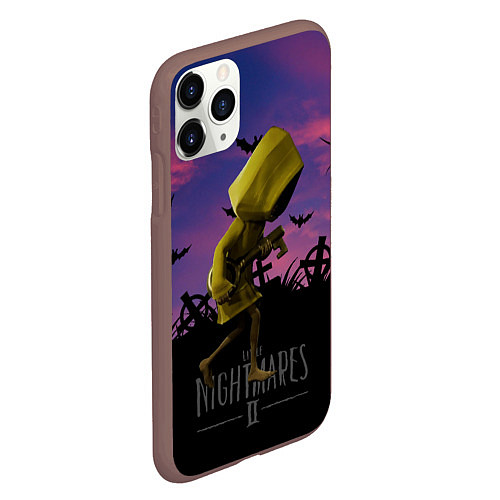 Чехол iPhone 11 Pro матовый Little Nightmares 2 / 3D-Коричневый – фото 2