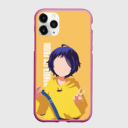 Чехол iPhone 11 Pro матовый Приоритет чудо-яйца, цвет: 3D-малиновый