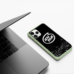 Чехол iPhone 11 Pro матовый DEAD INSIDE, цвет: 3D-салатовый — фото 2