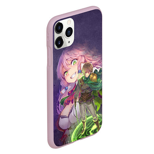 Чехол iPhone 11 Pro матовый Flare and Keyaru / 3D-Розовый – фото 2