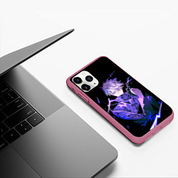 Чехол iPhone 11 Pro матовый JUJUTSU KAISEN, цвет: 3D-малиновый — фото 2