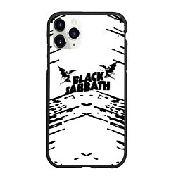 Чехол iPhone 11 Pro матовый Black sabbath, цвет: 3D-черный