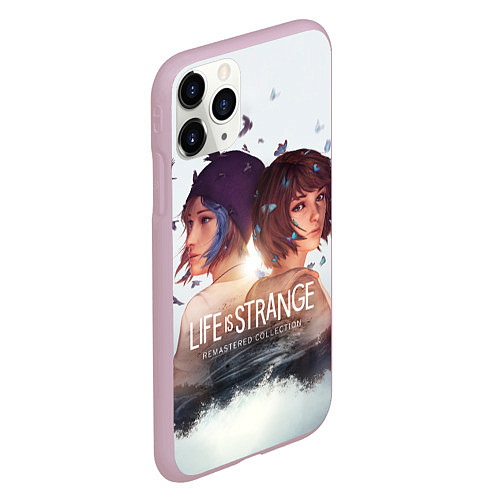 Чехол iPhone 11 Pro матовый Life is strange Remaster / 3D-Розовый – фото 2