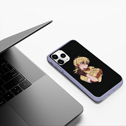 Чехол iPhone 11 Pro матовый Виктория Серас, цвет: 3D-светло-сиреневый — фото 2