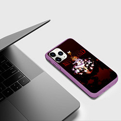 Чехол iPhone 11 Pro матовый Обещанный неверленд, цвет: 3D-фиолетовый — фото 2