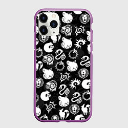 Чехол iPhone 11 Pro матовый SEVEN DEADLY SINS СИМВОЛЫ, цвет: 3D-фиолетовый