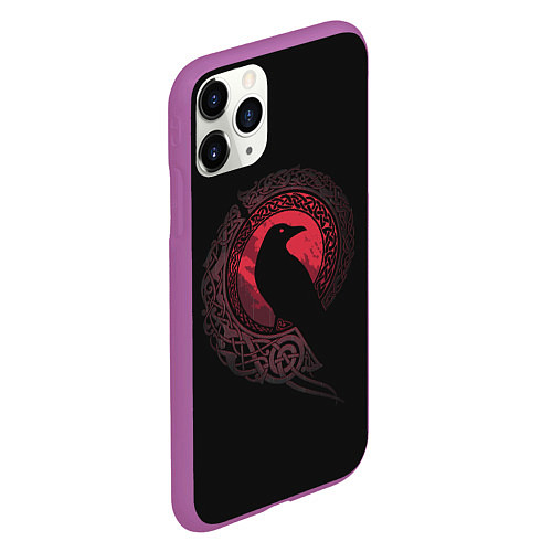 Чехол iPhone 11 Pro матовый EDDA Odins Eye / 3D-Фиолетовый – фото 2