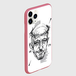 Чехол iPhone 11 Pro матовый Кровосток, цвет: 3D-малиновый — фото 2