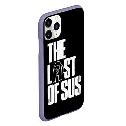 Чехол iPhone 11 Pro матовый Among Us The Last Of Us, цвет: 3D-серый — фото 2