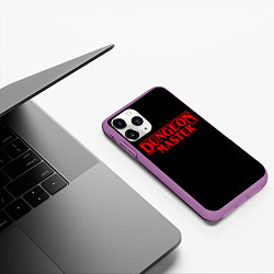 Чехол iPhone 11 Pro матовый Stranger Dungeon Master, цвет: 3D-фиолетовый — фото 2