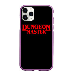 Чехол iPhone 11 Pro матовый Stranger Dungeon Master, цвет: 3D-фиолетовый