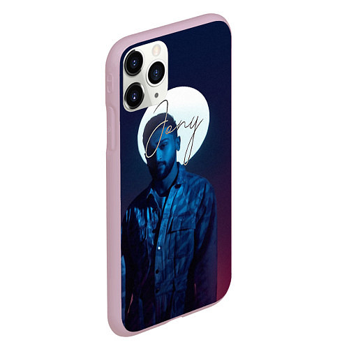 Чехол iPhone 11 Pro матовый Джони / 3D-Розовый – фото 2