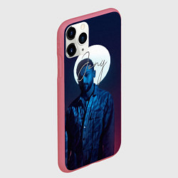 Чехол iPhone 11 Pro матовый Джони, цвет: 3D-малиновый — фото 2