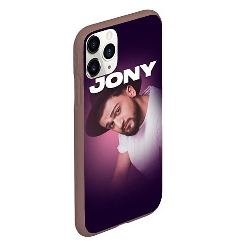 Чехол iPhone 11 Pro матовый Jony френдзона / 3D-Коричневый – фото 2