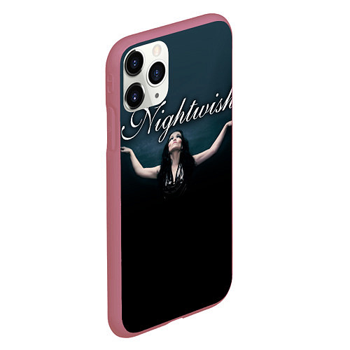 Чехол iPhone 11 Pro матовый Nightwish with Tarja / 3D-Малиновый – фото 2