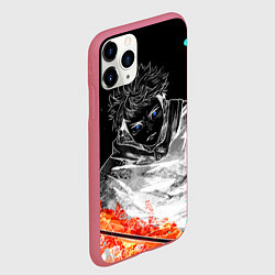 Чехол iPhone 11 Pro матовый Магическая битва Jujutsu kai, цвет: 3D-малиновый — фото 2