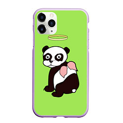 Чехол iPhone 11 Pro матовый Святая панда, цвет: 3D-сиреневый