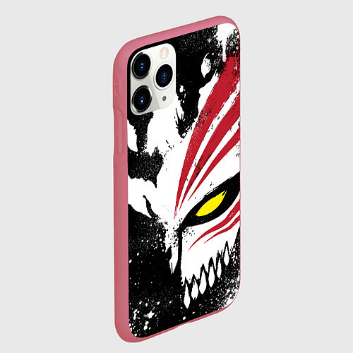 Чехол iPhone 11 Pro матовый БЛИЧ МАСКА BLEACH / 3D-Малиновый – фото 2