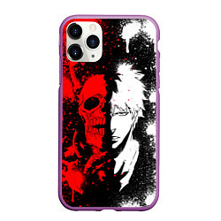 Чехол iPhone 11 Pro матовый ИЧИГО БЛИЧ ICHIGO BLEACH, цвет: 3D-фиолетовый