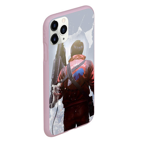 Чехол iPhone 11 Pro матовый Akira / 3D-Розовый – фото 2