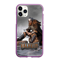 Чехол iPhone 11 Pro матовый Valheim Викинг