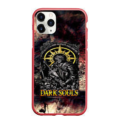 Чехол iPhone 11 Pro матовый DARKSOULS ТЕМНЫЕ ДУШИ, цвет: 3D-красный