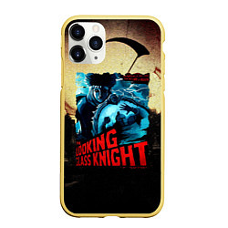 Чехол iPhone 11 Pro матовый Darksouls : glass knight, цвет: 3D-желтый
