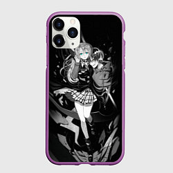 Чехол iPhone 11 Pro матовый Ангелы смерти, цвет: 3D-фиолетовый