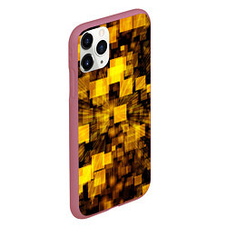 Чехол iPhone 11 Pro матовый Неоновый взрыв, цвет: 3D-малиновый — фото 2