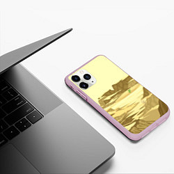 Чехол iPhone 11 Pro матовый Пустыня, цвет: 3D-розовый — фото 2