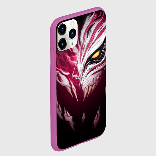 Чехол iPhone 11 Pro матовый ИЧИГО БЛИЧ BLEACH / 3D-Фиолетовый – фото 2
