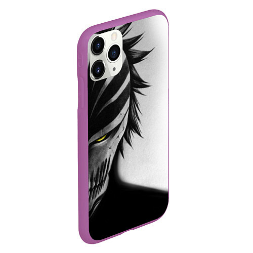 Чехол iPhone 11 Pro матовый ИЧИГО ПУСТОЙ BLEACH / 3D-Фиолетовый – фото 2