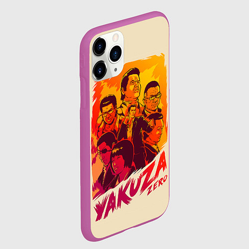 Чехол iPhone 11 Pro матовый Ykuza Zero / 3D-Фиолетовый – фото 2