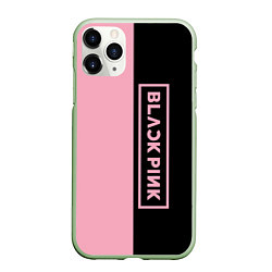 Чехол iPhone 11 Pro матовый BLACKPINK, цвет: 3D-салатовый