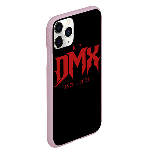 Чехол iPhone 11 Pro матовый DMX RIP 1970-2021 / 3D-Розовый – фото 2