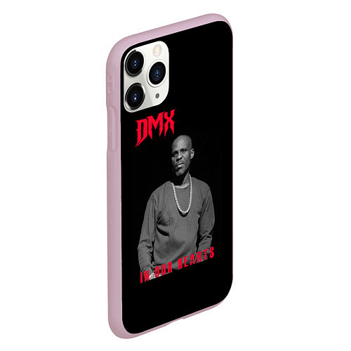 Чехол iPhone 11 Pro матовый DMX - В наших сердцах / 3D-Розовый – фото 2