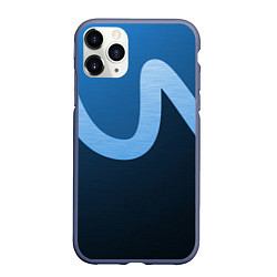 Чехол iPhone 11 Pro матовый WAVE, цвет: 3D-серый