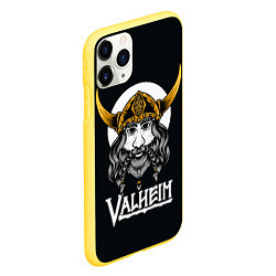 Чехол iPhone 11 Pro матовый Valheim Viking, цвет: 3D-желтый — фото 2