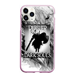 Чехол iPhone 11 Pro матовый DARK SOULS ТЁМНЫЙ МИР, цвет: 3D-розовый