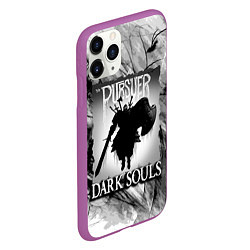 Чехол iPhone 11 Pro матовый DARK SOULS ТЁМНЫЙ МИР, цвет: 3D-фиолетовый — фото 2