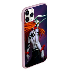 Чехол iPhone 11 Pro матовый Bleach Ichigo Kurosaki, цвет: 3D-розовый — фото 2